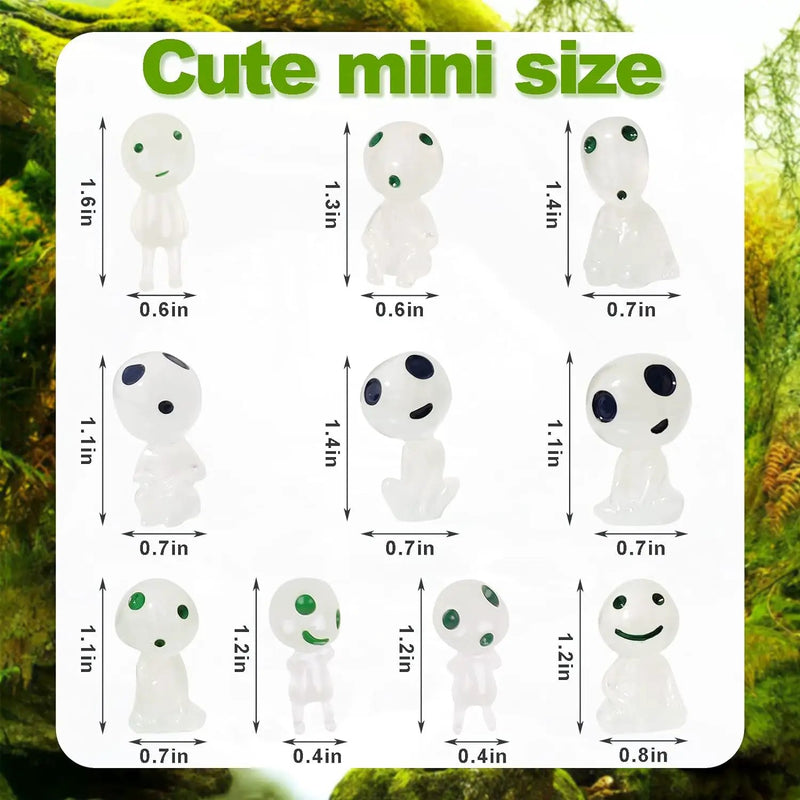 CCINEE 20Pcs Glow in Dark Tree Elves Fairy Luminous Ghost Micro Landscape Accessories Miniature Tree Elves Decoration for Garden Landscape Aquarium Dollhouse Potted Plants Decoration by GreenHaven Gardens