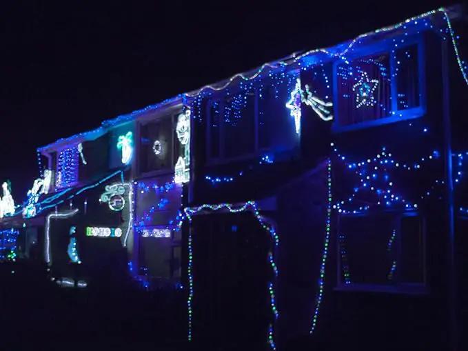 LED Rope Lights for Outside, 150Ft 360° Blue Solar Rope Lights Outdoor Waterproof, 643 LEDs 110V 8 Modes Remote Control Timer Christmas Rope Lights for Party Holiday Garden Decoration (Blue) by GreenHaven Gardens