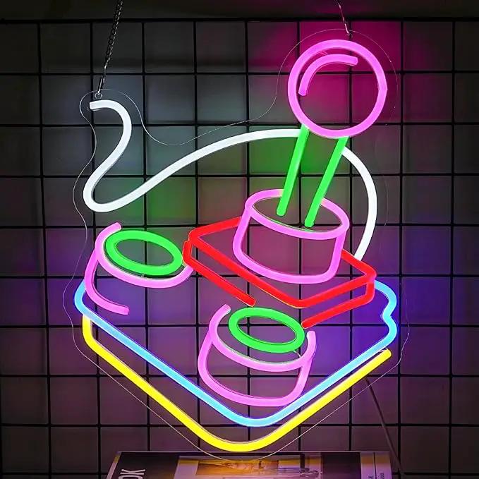 Alkkign Gamer Neon Sign for Wall Decor Game Controller Neon Signs Gaming Neon Light for Gamer Room Decor Game LED Sign for Teen Boys Room Gaming Room Decoration by GreenHaven Gardens