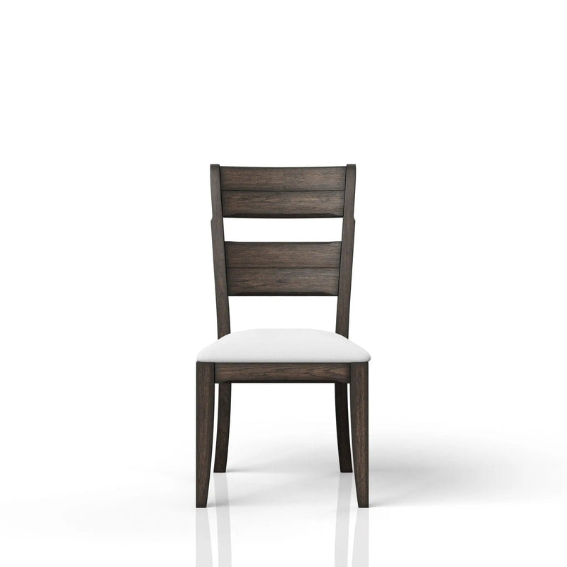 Upholstered Seat Side Chair - Chocolate by HouseOfZazla