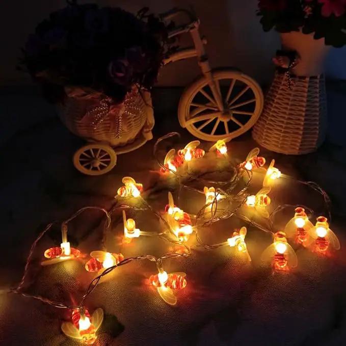 Remote String Lights, 7.5Ft 20 Led Fairy String Lights Battery Operated String Lights for Garden, Patio, Lawn Decoration with Remote Control(Warm White) by GreenHaven Gardens
