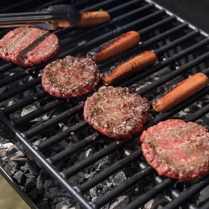 Ash & Ember Park-Style Grill, 384 Sq. In Jumbo Charcoal Grill, Single Post Outdoor Cooking Backyard BBQ, Camp Grilling Barbecues by GreenHaven Gardens
