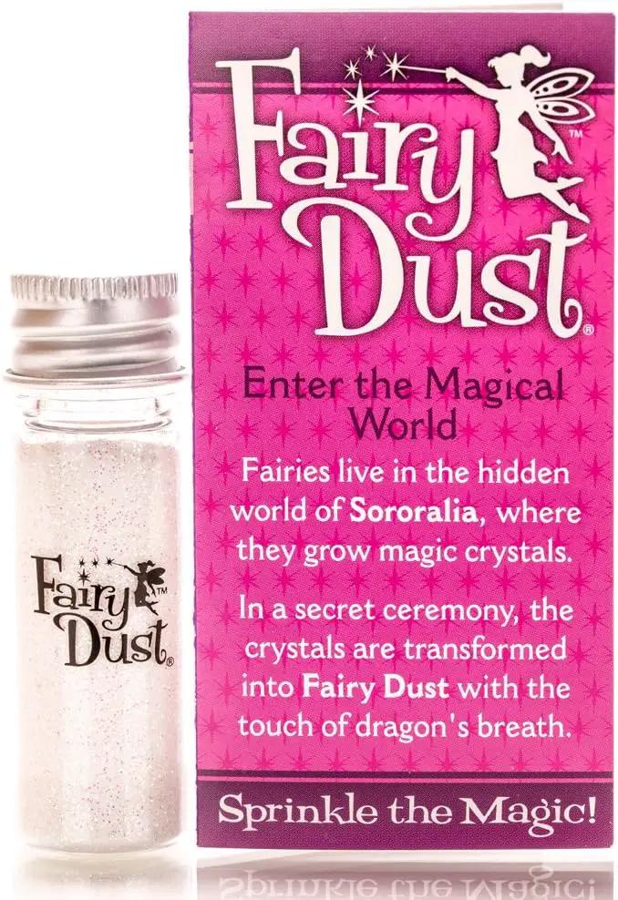 Fairy Dust Bottle Alabaster Pearl - Fairy Wand Included - Set of 2