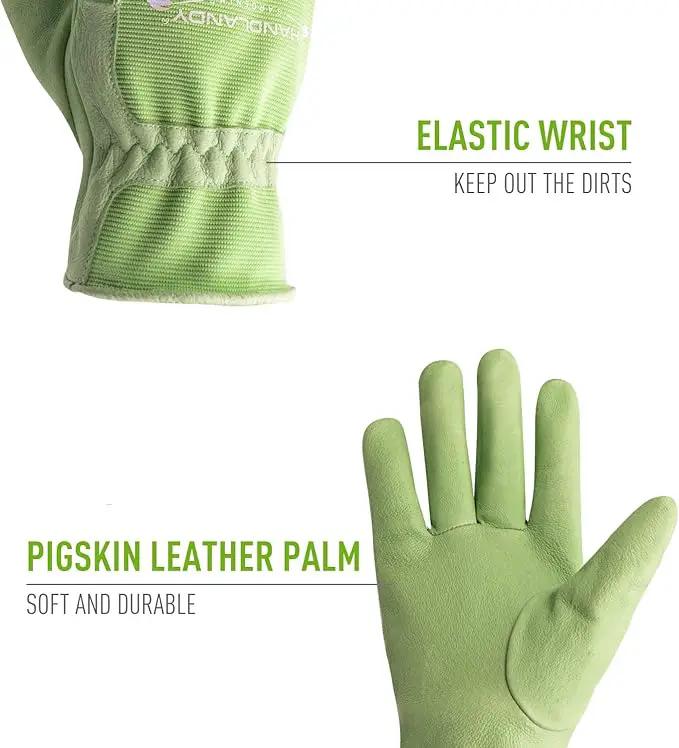HANDLANDY Women Safety Work Gloves Utility Touch Screen Working Grip Glove for Yardwork Gardening Breathable Mechanic Gloves by GreenHaven Gardens