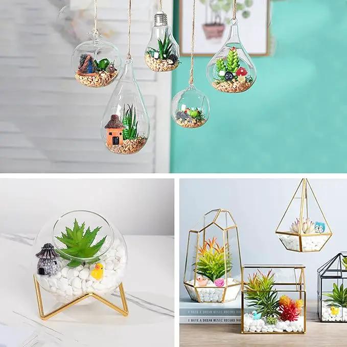 200 Pieces Fairy Garden Accessories, Mini Resin Duck,Fairy Garden Kit, Fairy Garden Animals, Miniature Figurines, Micro Landscape Ornaments Kit, Garden DIY Kit, Garden DIY Kit by GreenHaven Gardens
