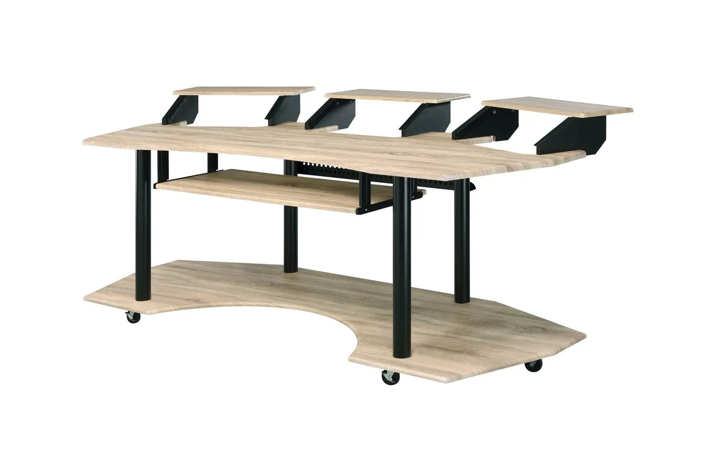 Eleazar - Music Recording Studio Desk - Wood by Unique Piece Furniture