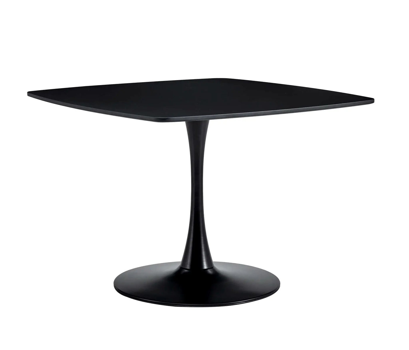 Table Mid-Century Dining Table For 4-6 People With Round Table Top, Pedestal Dining Table, End Table Leisure Coffee Table by Unique Piece Furniture