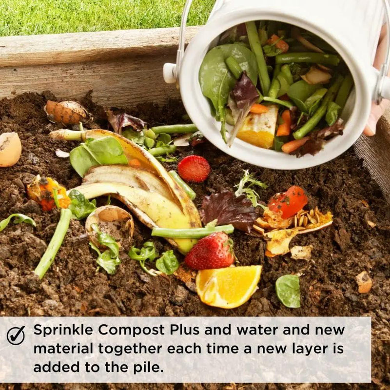 Dr. Connie’s Compost Plus 100x Concentrated Natural Compost Accelerator | Fast-Acting Microbe Blend for Indoor & Outdoor Bins, Tumblers, and Piles | Odour Control & Rapid Decomposition by GreenHaven Gardens