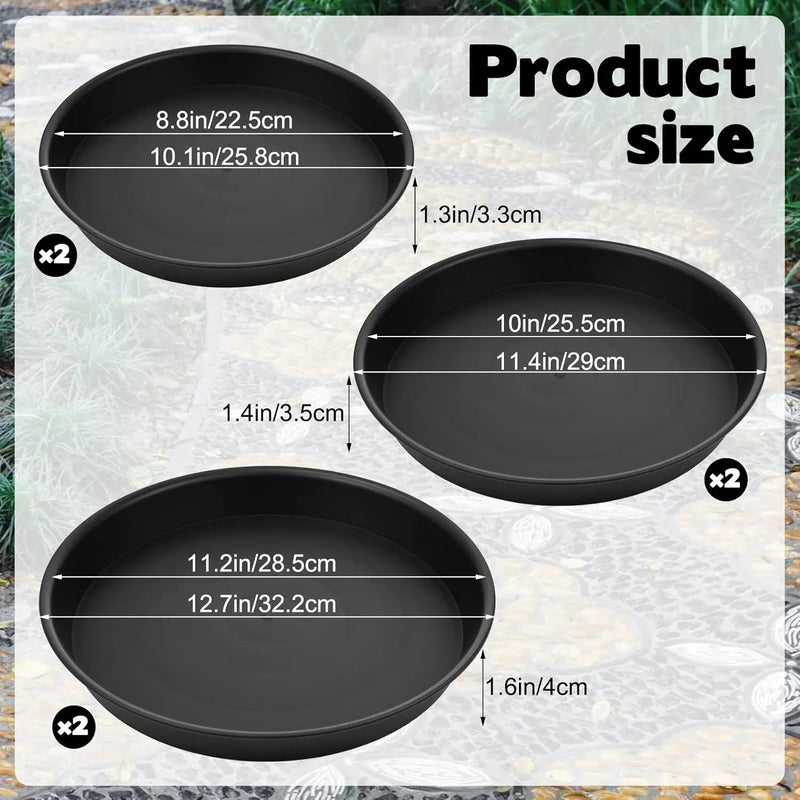 3 Size Round Stepping Stone Molds, 8.8''/10''/ 11.2'' Reusable Concrete Mold for Garden Stepping Stones Large Tray for Concrete and Stained Glass for Garden Walk Way by GreenHaven Gardens