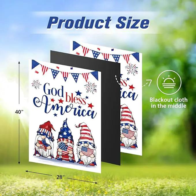 12 Pcs Three Gnomes Seasonal Large Garden Flags Double Sided Seasonal Truck Garden Flags for All Seasons Set of 12 Spring Easter Valentine Halloween Christmas Holiday Yard Decoration, Welcome Outdoor by GreenHaven Gardens