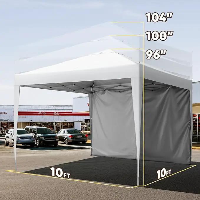 Quictent 10x10 Pop Up Canopy Tent, Instant Setup Gazebo for 1 Person, Portable & Compact, Waterproof & UV Protection, Ideal for Camping, Beach, Parties, and Outdoor Events by GreenHaven Gardens
