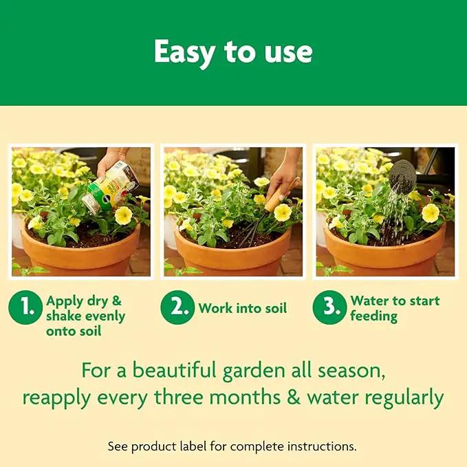 Miracle-Gro Shake 'N Feed All Purpose Plant Food, For In-Ground and Container Plants, Feeds for up to 3 Months, 1 lb. by GreenHaven Gardens
