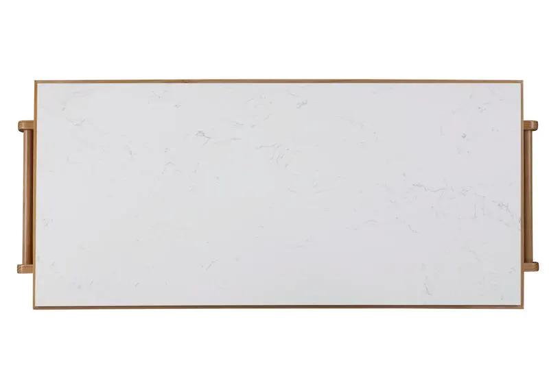 Grovaam - Kitchen Island - Marble Top & Natural by Unique Piece Furniture