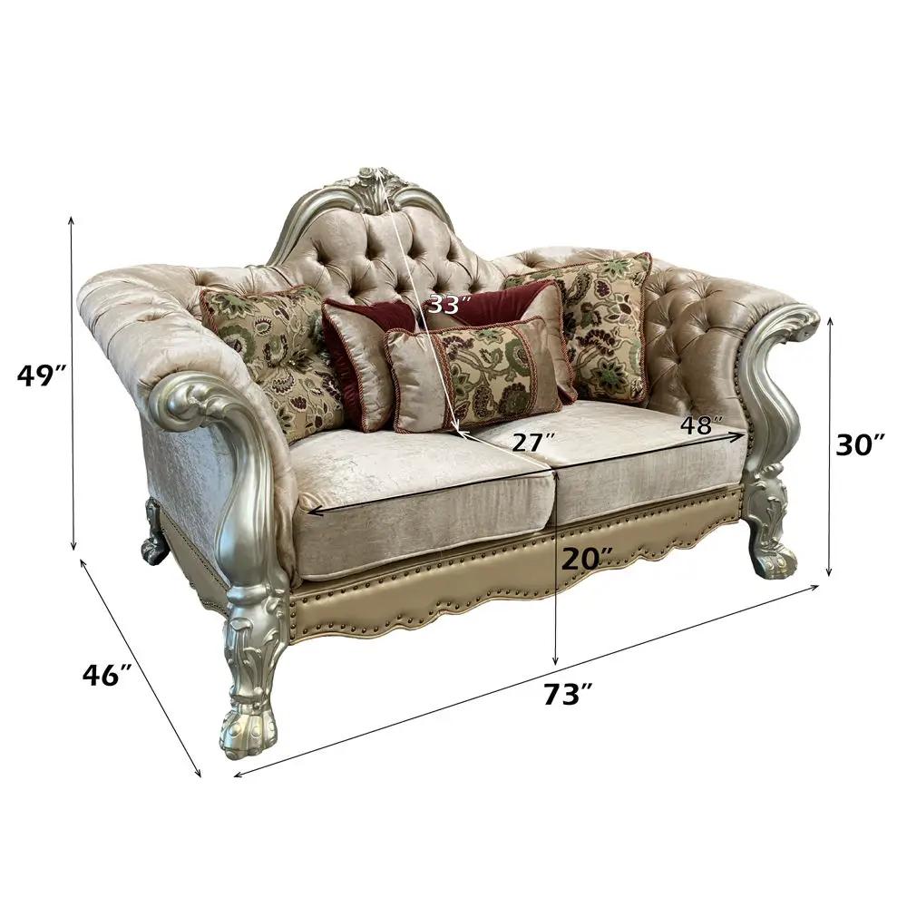 Dresden - Loveseat (w/5 Pillows) by Unique Piece Furniture