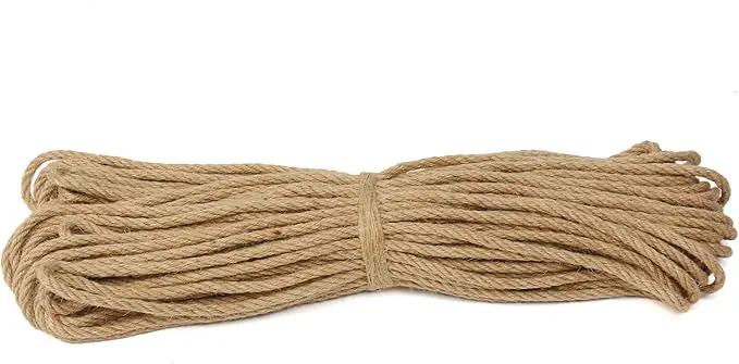 Natural Jute Twine,164 Feet 8mm inch Hemp Twine Rope for Gift Wrapping Craft Plant Garden Christmas Handmade Arts Decoration Packing String Home Decor by GreenHaven Gardens