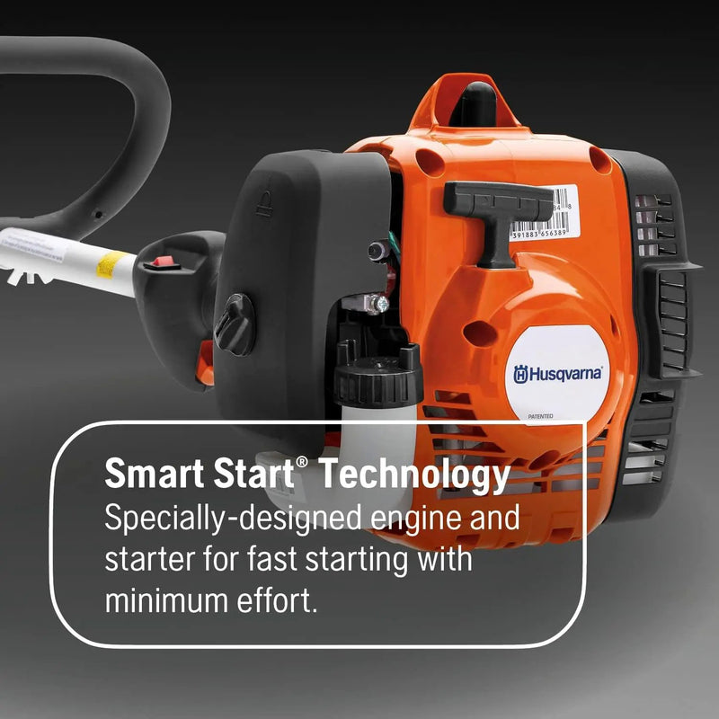 Husqvarna 122C Gas String Trimmer, 22-cc 2-Cycle, 17-inch Curved Shaft Gas String Trimmer with Tap N' Go Trimmer Head, 966712701 by GreenHaven Gardens