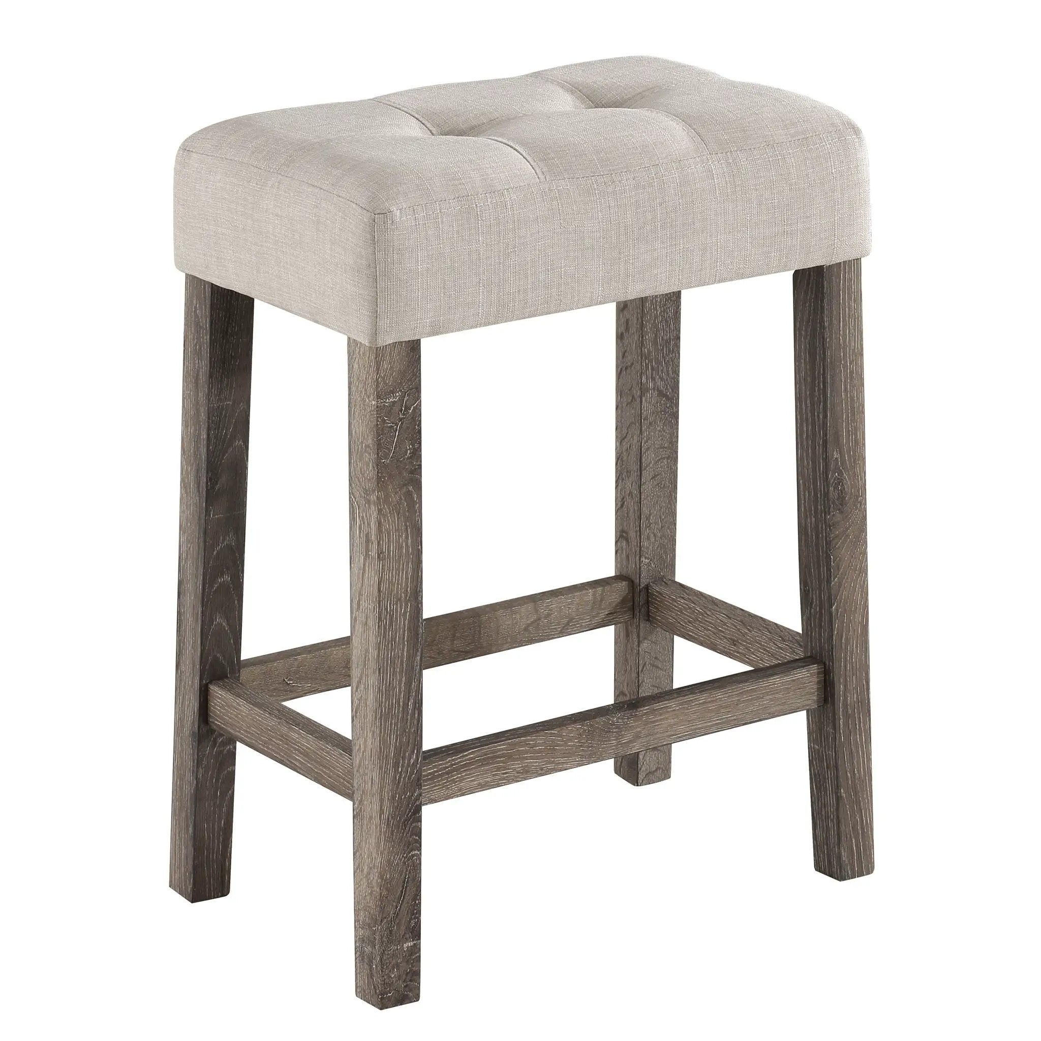 Oriana - 4 Piece Counter Height Pub Table Set With Tufted Stools by Unique Piece Furniture