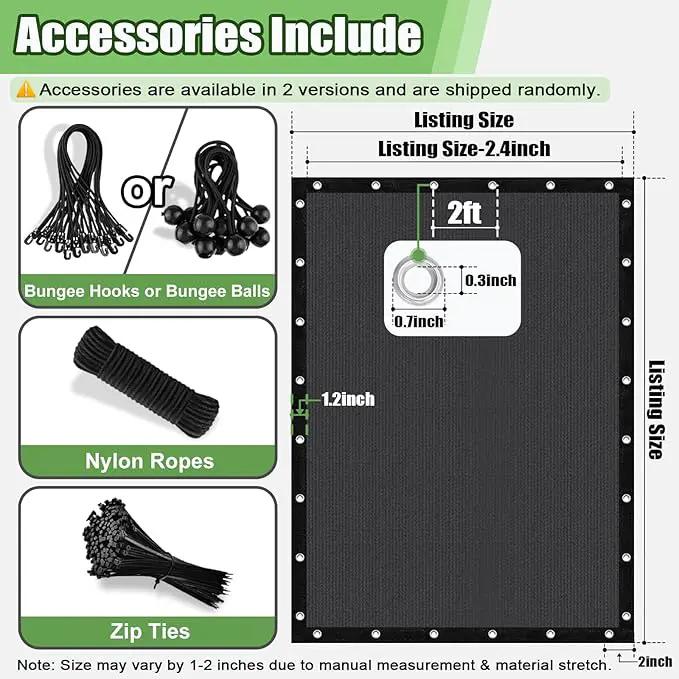 90% Outdoor Sun Shade Cloth, 12'×20' Pergola Shade Cover with Grommets, Privacy Screen Sunshades for Patio Garden Backyard Plant, Dark Grey by GreenHaven Gardens