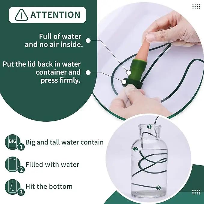BYDOLL Plant Self-Watering Stakes Automatic Watering Terracotta Spikes for Indoor Outdoor Plants,Houseplant Mushroom Insert Devices for Vacation use,Bonsai Drip Irrigation System (10 Pack) by GreenHaven Gardens