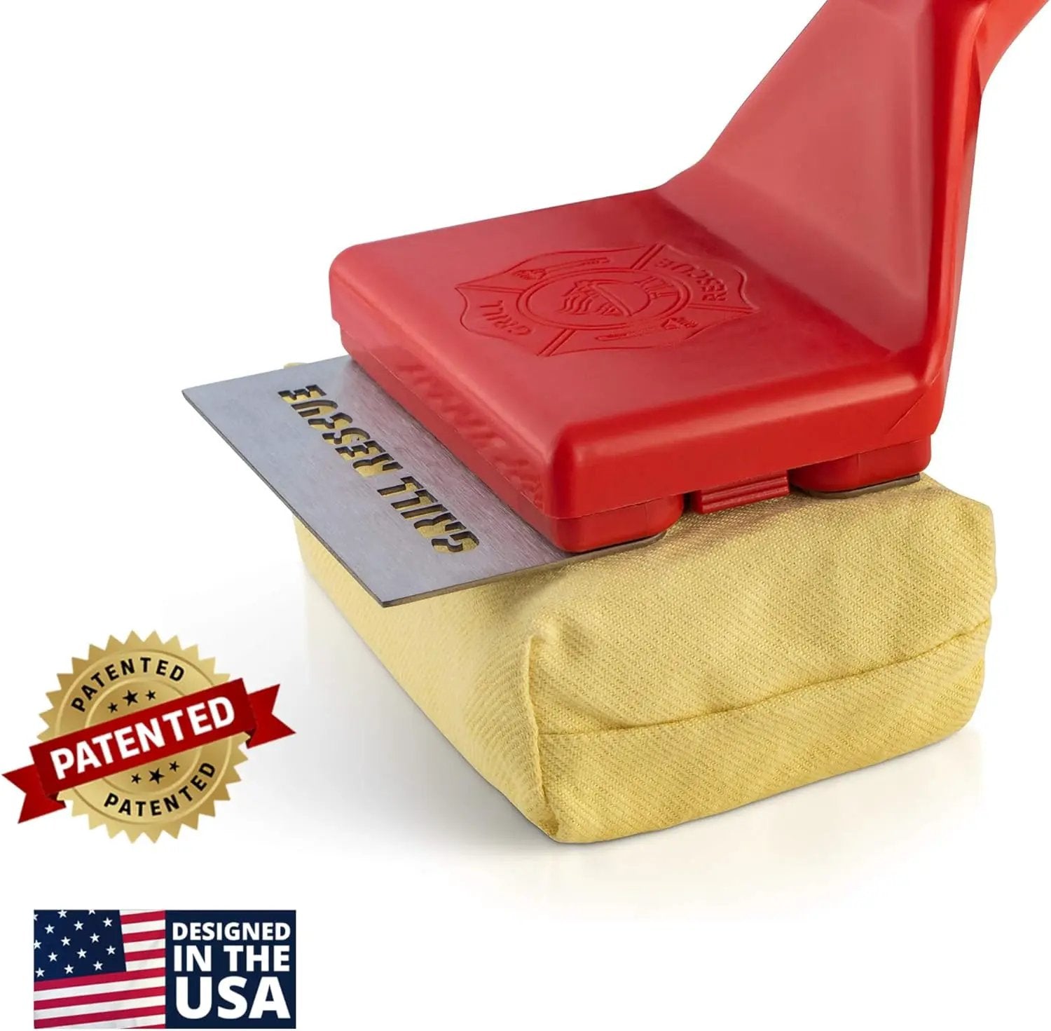 Grill Rescue BBQ Replaceable Cleaning Head, Bristle Free - Durable and Unique Scraper Tools for Cast Iron or Stainless-Steel Grates, Barbecue Cleaner by GreenHaven Gardens