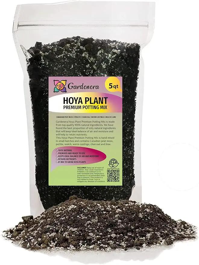 Hoya Plant Premium Potting Mix - 5 Quart - Optimal Balance for Thriving Hoyas: Air, Moisture, and Nutrient Retention by GreenHaven Gardens