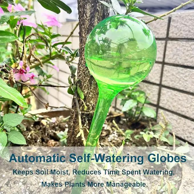 MOONSOUND Plant Watering Dispenser, 10Pcs Plant Watering Devices, Premium Plant Automatic Waterer, Indoor Outdoor Plant Self Watering Spikes, Pot Flower Self Watering Bulbs by GreenHaven Gardens