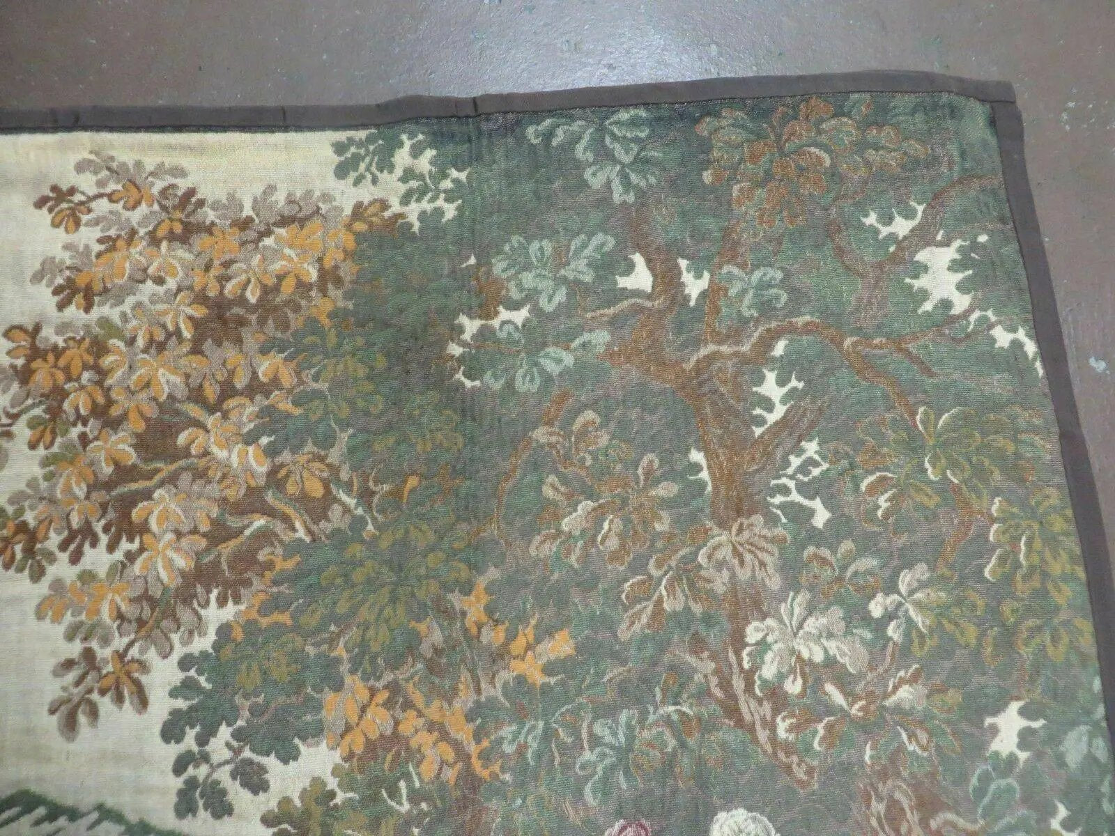 4' X 5' Vintage Tapestry Belgium Hand Loomed Victorian Nice 90f by Jewel Rugs