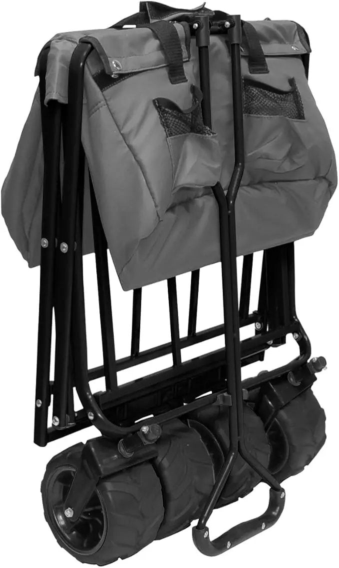 Creative Outdoor Original Folding Wagon All-Terrain Wheels by GreenHaven Gardens