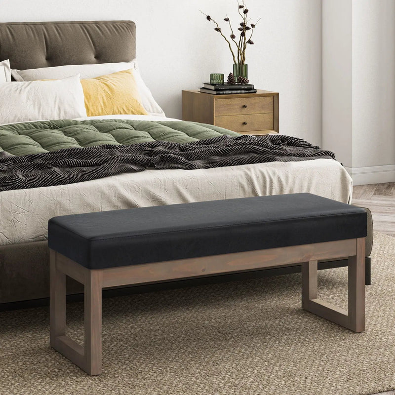 Milltown - Upholstered Ottoman Bench by HouseOfZazla