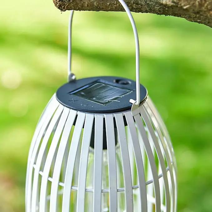 Solar Lantern Outdoor Waterproof Hanging Metal Birdcage Shaped Solar Powered Lantern Decorative Solar Light for Garden / Yard / Patio / Porch by GreenHaven Gardens
