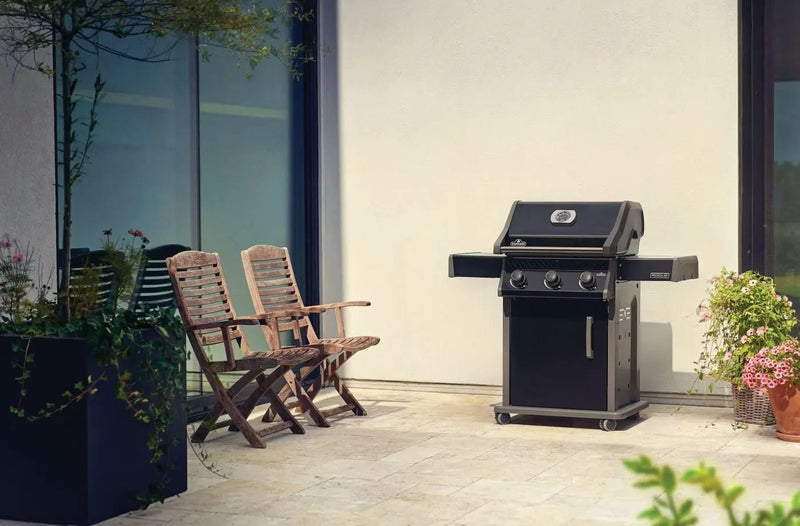 Napoleon Rogue 425 Propane Gas Grill, Black, Durable 3-Burner BBQ by GreenHaven Gardens
