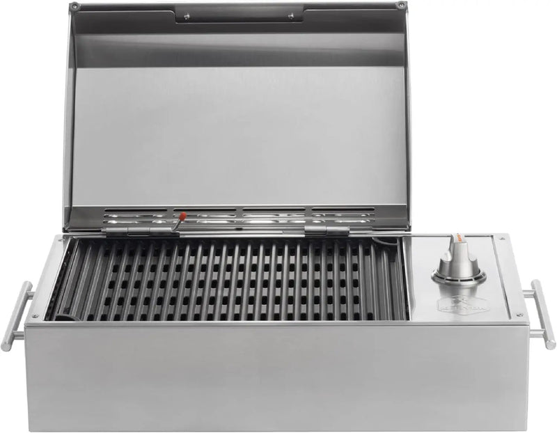Kenyon B70200 City Grill, Portable Grill, Stainless Steel, Single Burner, Knob Control, Faceted Lid, UL Approved For Use Indoors And Outdoors, Flame-Free, 120V by GreenHaven Gardens