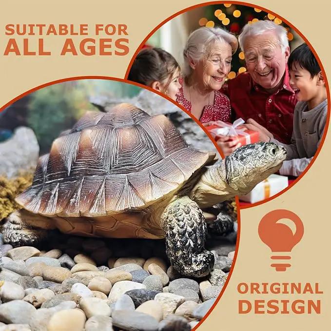 Sunthus Turtle Tortoise Sculptures Garden Statues Yard Art Resin Decorations Outdoor Garden Décor by GreenHaven Gardens