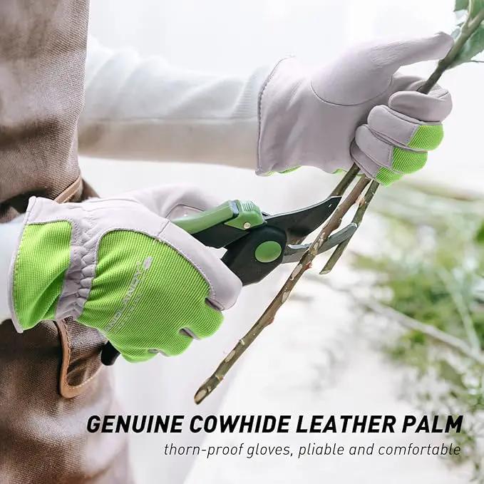 HANDLANDY Women Safety Work Gloves Utility Touch Screen Working Grip Glove for Yardwork Gardening Breathable Mechanic Gloves by GreenHaven Gardens