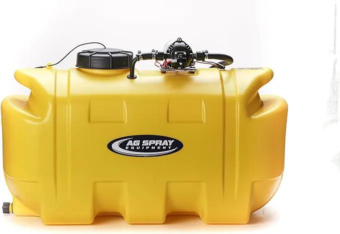 25-Gallon Gold Spot Sprayer – 12V Pump, Deluxe Handgun, 2.2 GPM, 100 PSI, Heavy-Duty Tank, Adjustable Spray Pattern & 15 Ft Hose by GreenHaven Gardens