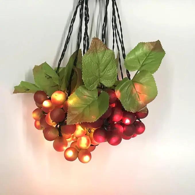 keeda Solar String Lights with Vines, Waterproof 80 LED Grape String Lights Outdoor Patio Light for Bistro Backyard Umbrella Balcony Garden Wedding (Purple) by GreenHaven Gardens