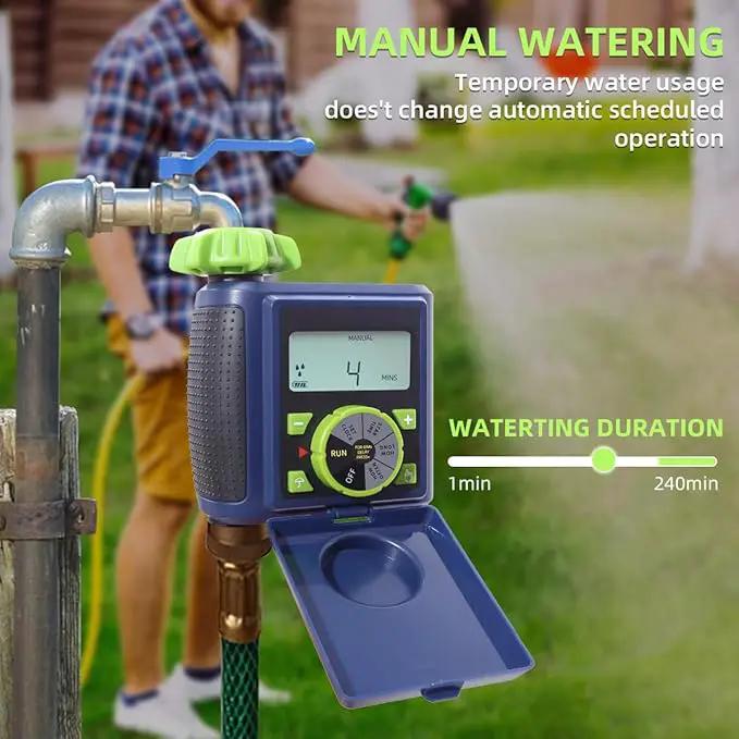Single Water Timer Garden Irrigation Controller Sprinkler Hose Timer with Big Dial and Large LCD Screen Automatic Electronic Solenoid Valve by GreenHaven Gardens