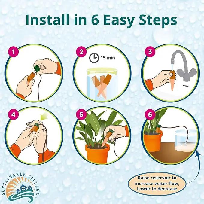 Blumat Plant Watering Devices - Classic XL Self Watering Planter Insert - Automatic Drip Plant Watering Stakes for Pots - Prevents Overwatering and Underwatering for Healthy Growth - 2 Pack by GreenHaven Gardens