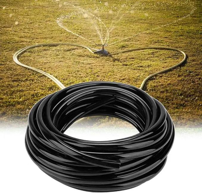 10M Irrigation Watering Hose Systems, 8/11mm PVC Flexible Pipe Drip Hose Tubing Watering Equipment,for Greenhouse flower plants lawn Garden by GreenHaven Gardens