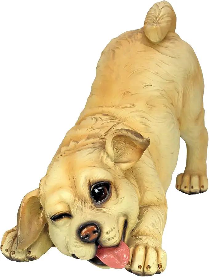 Design Toscano QM14003 Lover Boy Puppy Dog Statue,full color by GreenHaven Gardens