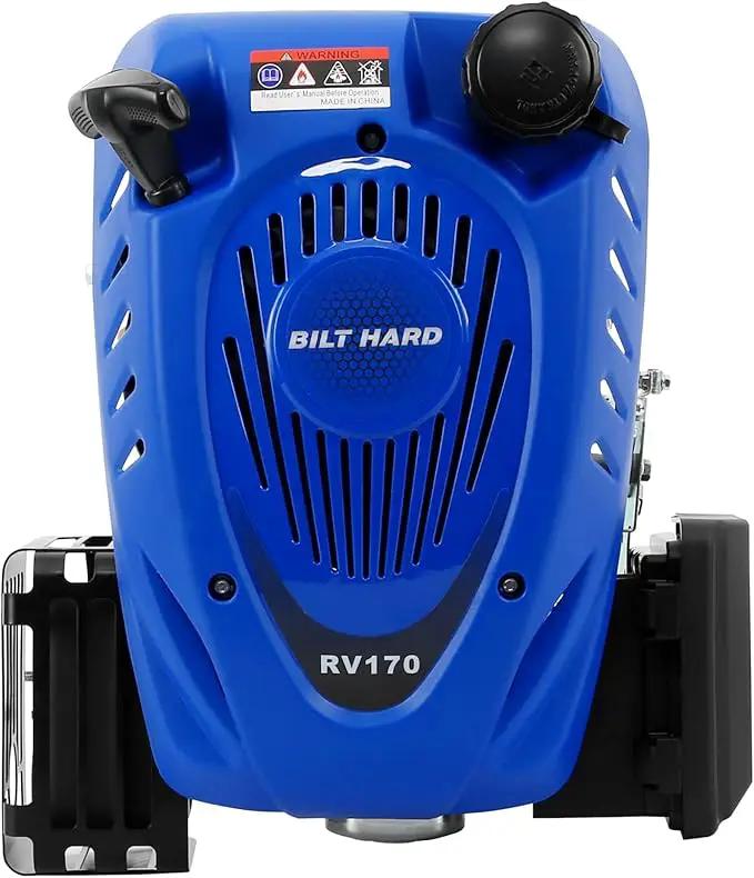 BILT HARD Gas Engine Vertical Shaft, 173cc 4.4 HP 4-Stroke Gas Motor, Replacement Engine for Lawn Mower, EPA & CARB Compliant by GreenHaven Gardens