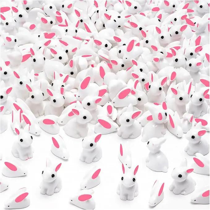 280Pcs Mini Bunny, Mini Resin Bunny Animals, Miniature Rabbit for Landscape Ornaments Miniature Garden Decor Potted Plant,Cake Topper Decoration by GreenHaven Gardens