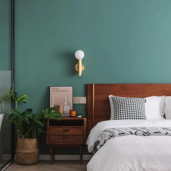 Dimoon 236''x17.7'' Blue Peel and Stick Wallpaper Contact Paper Modern Self Adhesive Wall Paper Removable Renter Friendly Textured Solid Color Shelf Cabinet Vinyl Roll (236''x17.7'',Sapphire Blue) by GreenHaven Gardens