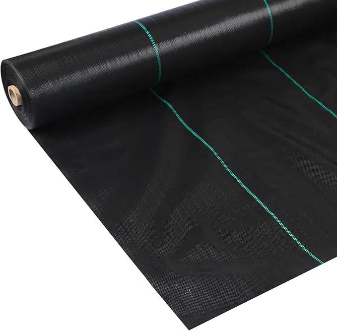 6ftx600ft Heavy Duty Weed Barrier Landscape Fabric – Durable Woven Driveway Garden Cloth for Weed Control, Ground Cover, Landscaping – Long-Lasting Geotextile Fabric – 3.2oz by GreenHaven Gardens