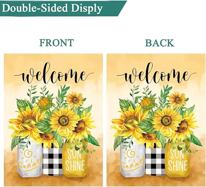 Seasonal Garden Flags Set of 12 Double Sided 28 x 40 Inch Yard Flags, Large House Flags for Outside, Fall Winter Halloween Christmas Outdoor Flags, Holiday Garden Flags for All Seasons by GreenHaven Gardens