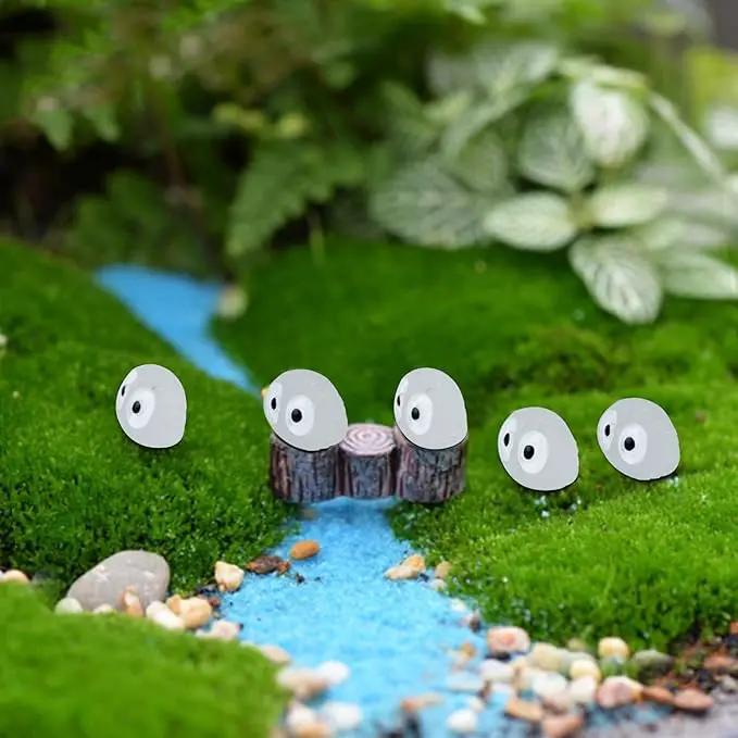 Glow in The Dark Tree Elves Fairy 60Pcs Mini Resin Elf Fairy Garden Accessories Little Briquettes Elves Miniature Figurines, Micro Landscape Gnomes Dollhouse Ornament Potted Plants Decorations by GreenHaven Gardens