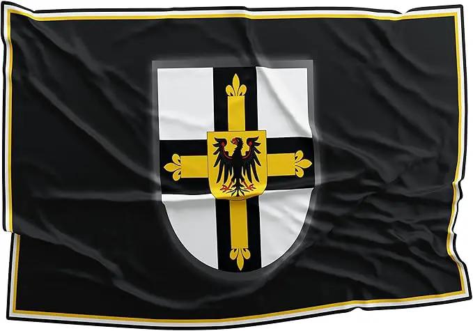 Teutonic Order Grand Master HOR Orders 3x5 feet Flag Banner Vivid Color Double Stitched Brass Grommets by GreenHaven Gardens