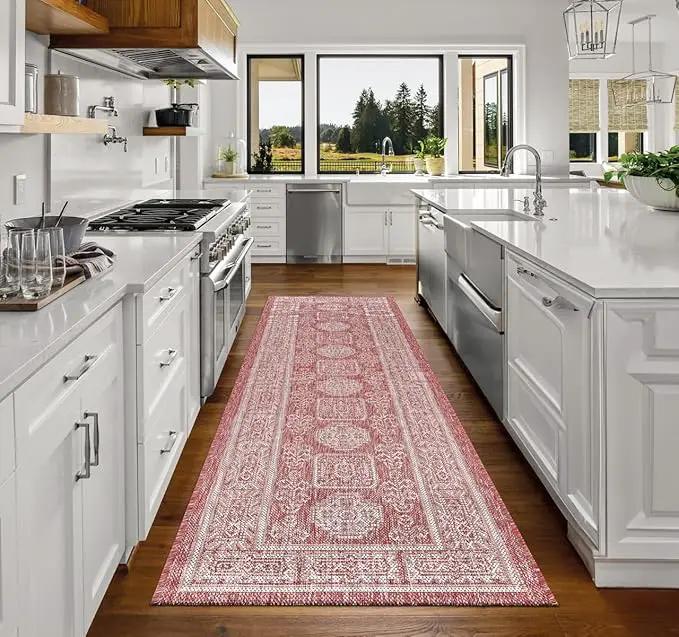 Keen Home Design Terrace Outdoor Runner Rug - 2x10 Washable Indoor/Outdoor Rug for Patio, Kitchen, Balcony, Beach, Garden, Deck and Porch, Size: 2'2"x9'11" by GreenHaven Gardens