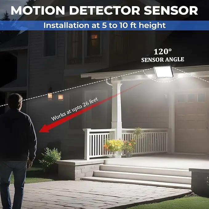 113-LED Outdoor Solar Lights with Motion Sensor, 9000K Cool White, 5M Long Wire, IP65 Waterproof Luces solares para exteriores Yard, Garden, Driveway, Patio, with 2 Year Warranty. by GreenHaven Gardens