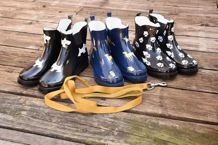 NORTY - Womens Ankle Rain Boots - Ladies Waterproof Winter Spring Garden Boot runs ½ size large by GreenHaven Gardens